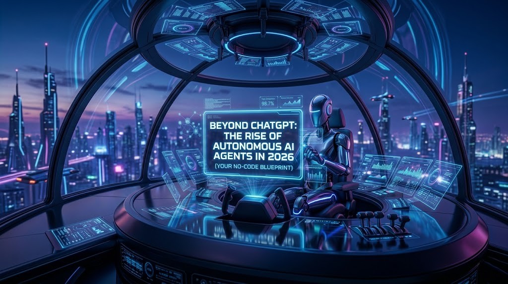 Beyond ChatGPT: The Rise of Autonomous AI Agents in 2026 (Your No-Code Blueprint)