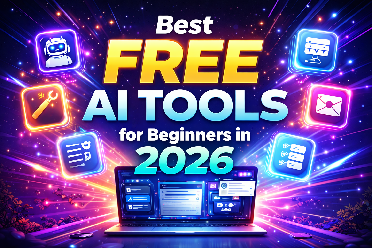 17 Best Free AI Tools 2026: The Ultimate Guide for Beginners (No Experience Required)